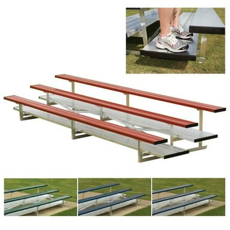 SSN 2 Row 21 Ft. Powder Coated Preferred Bleachers, Red NB0221CRP